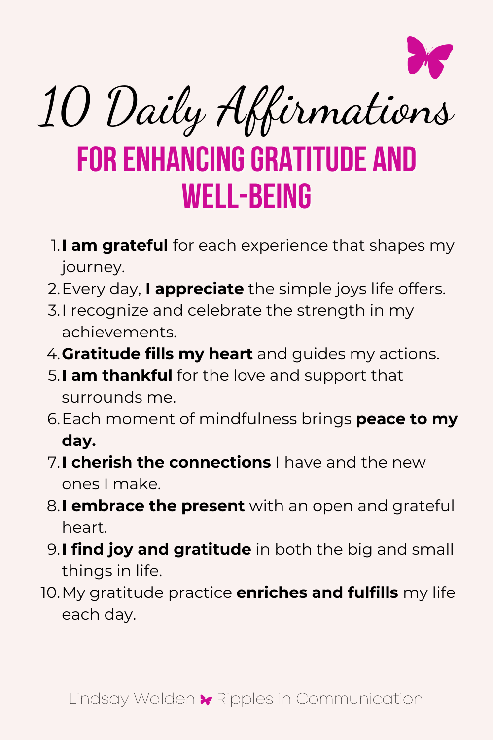 Simple gratitude practices for enhancing well-being